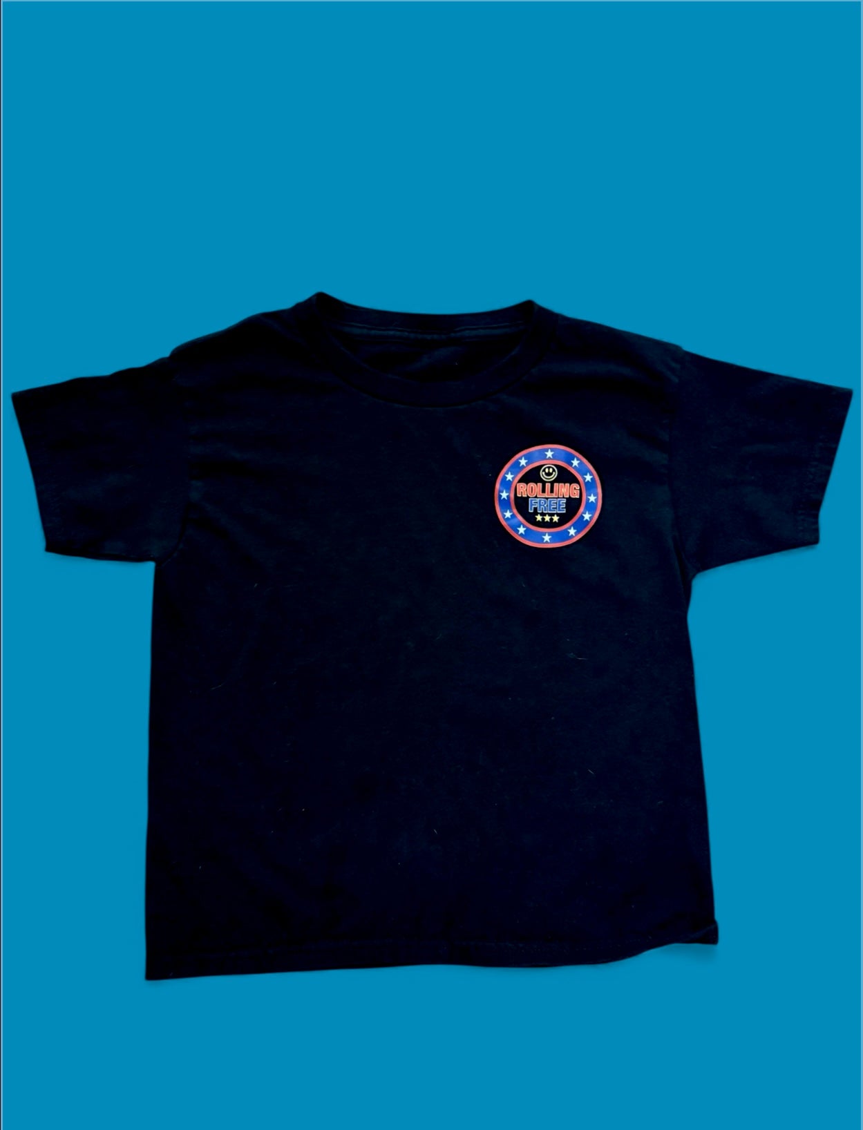 Rolling Free Flagship Youth T-shirt Black