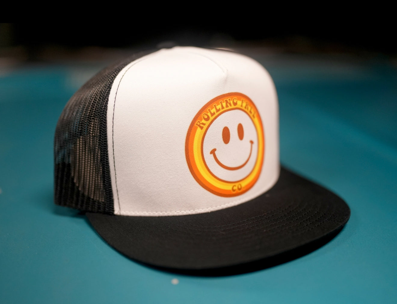 Rolling Free Co.Retro Trucker Snap Back Trucker Hat